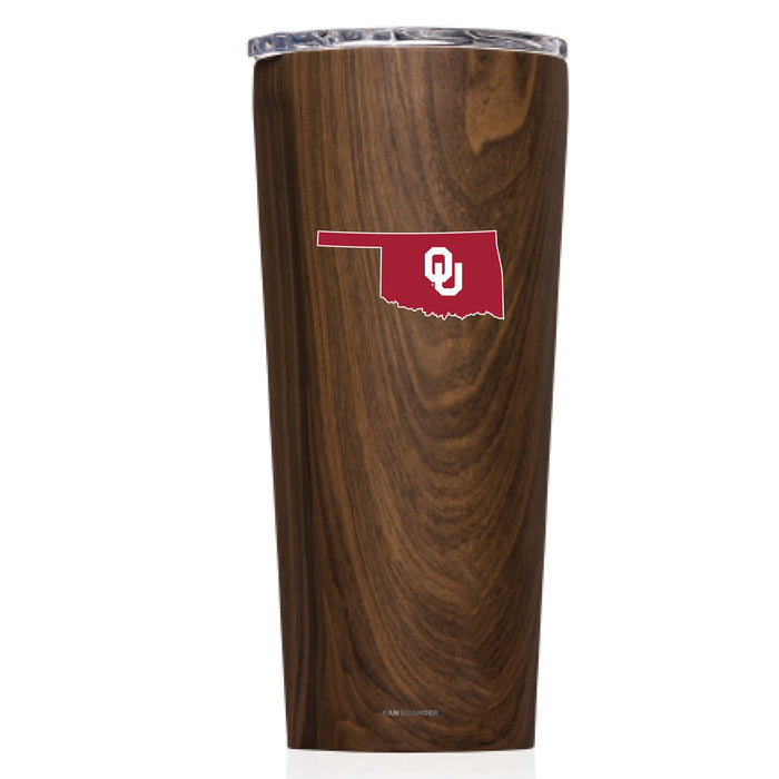 Triple Insulated Corkcicle Tumbler with Oklahoma Sooners State Design