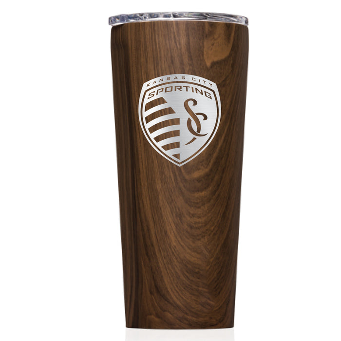 Triple Insulated Corkcicle Tumbler with Sporting Kansas City Etched Primary Logo