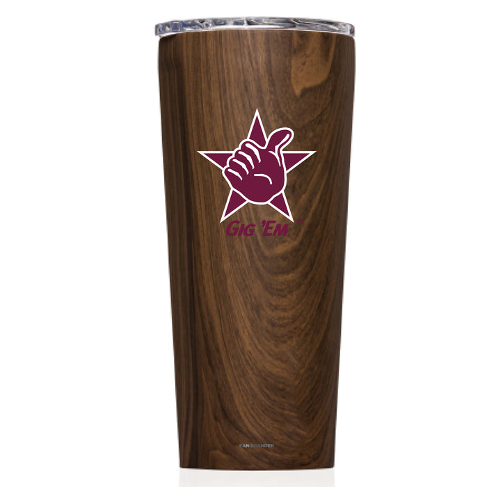 Triple Insulated Corkcicle Tumbler with Texas A&M Aggies Texas A&M Gig Em