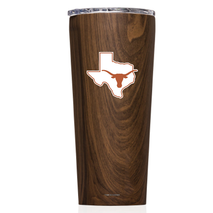Triple Insulated Corkcicle Tumbler with Texas Longhorns  State Design