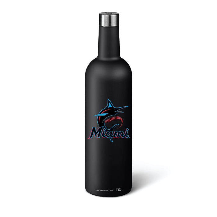 BruMate Winesulator Wine Canteen with Miami Marlins Logos