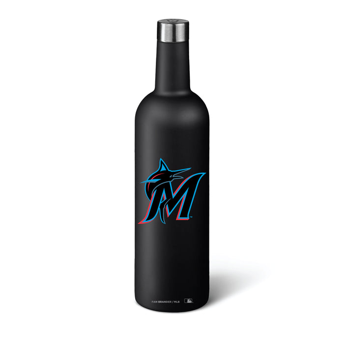 BruMate Winesulator Wine Canteen with Miami Marlins Logos