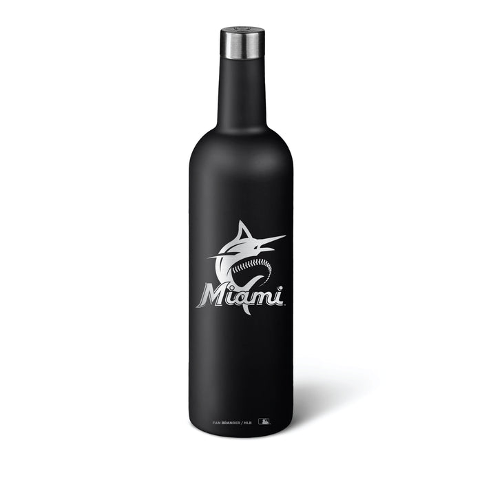 BruMate Winesulator Wine Canteen with Miami Marlins Logos