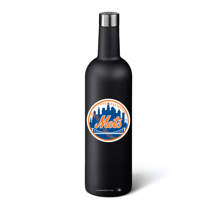 BruMate Winesulator Wine Canteen with New York Mets Logos