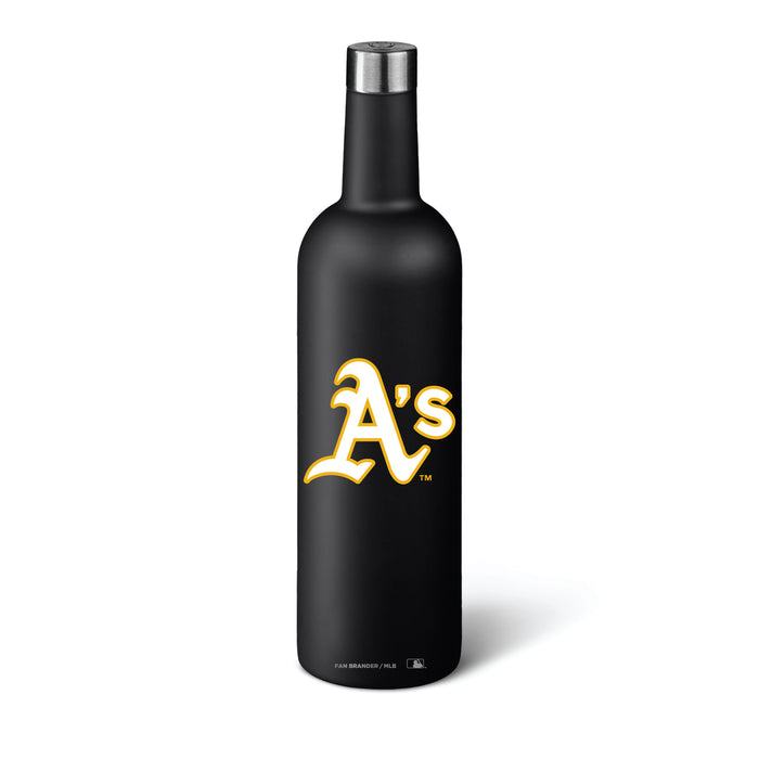 BruMate Winesulator Wine Canteen with Oakland Athletics Logos