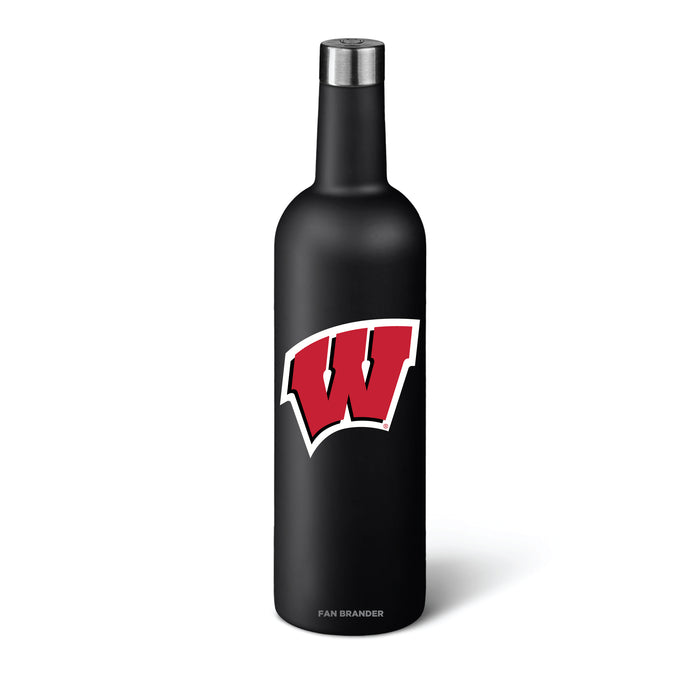 BruMate Winesulator Wine Canteen with Wisconsin Badgers Primary Logo