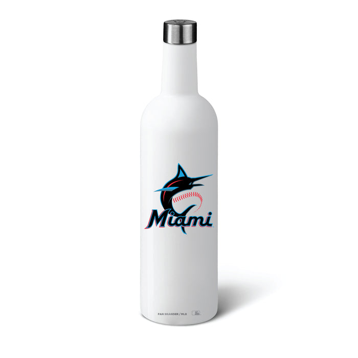 BruMate Winesulator Wine Canteen with Miami Marlins Logos