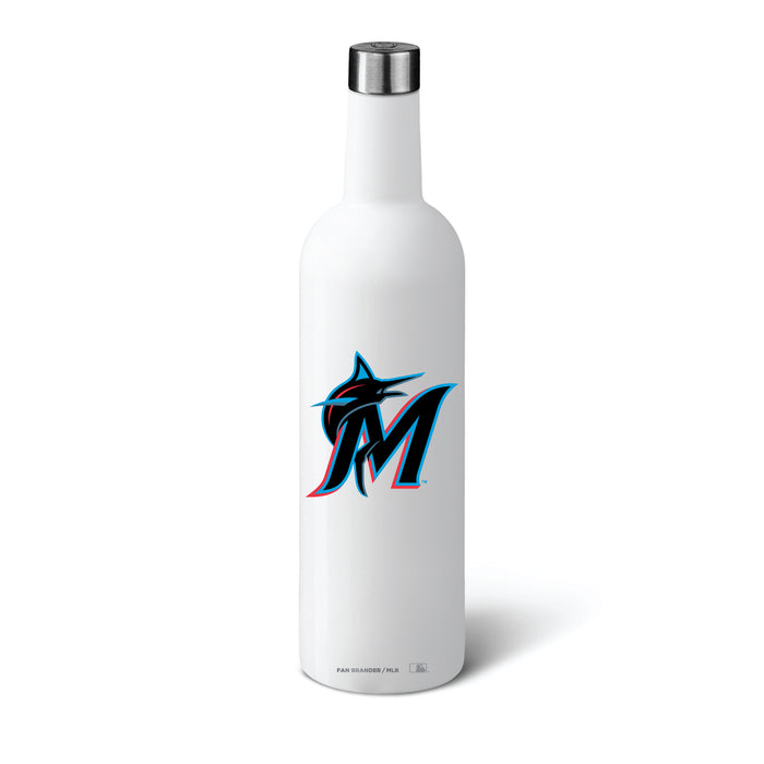 BruMate Winesulator Wine Canteen with Miami Marlins Logos