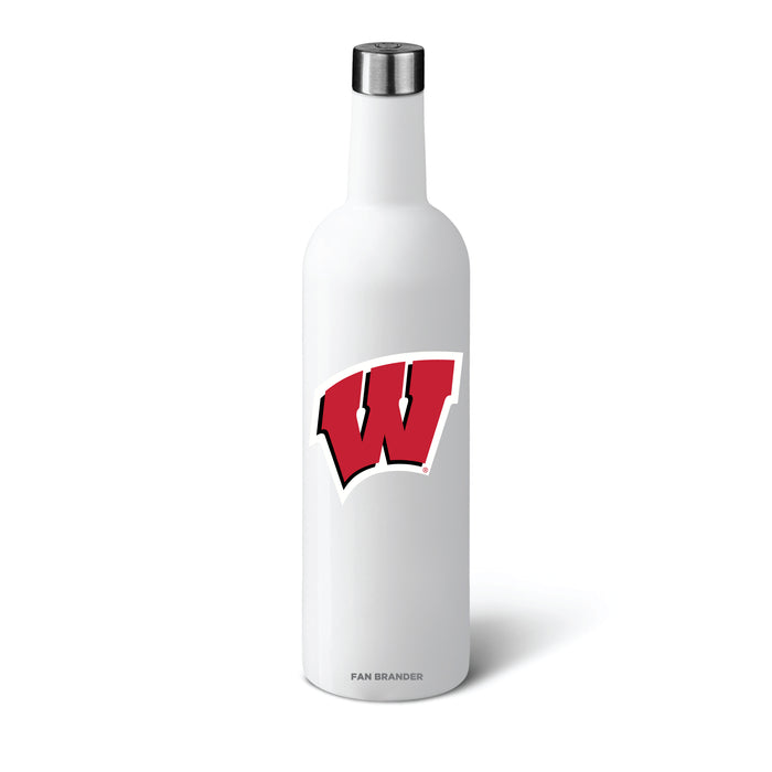 BruMate Winesulator Wine Canteen with Wisconsin Badgers Primary Logo