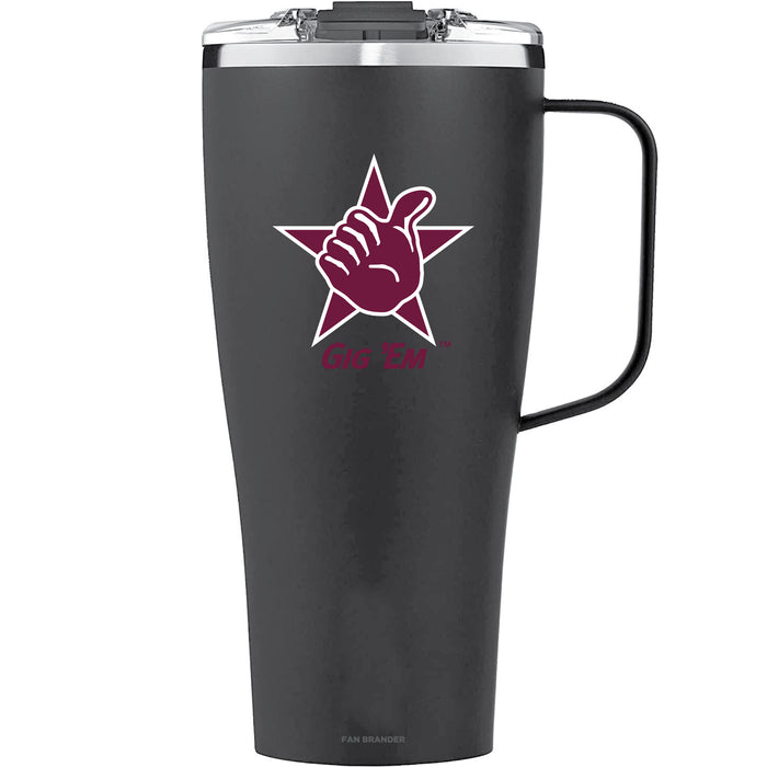 BruMate Toddy XL 32oz Tumbler with Texas A&M Aggies Texas A&M Gig Em