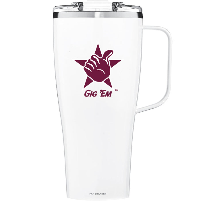 BruMate Toddy XL 32oz Tumbler with Texas A&M Aggies Texas A&M Gig Em