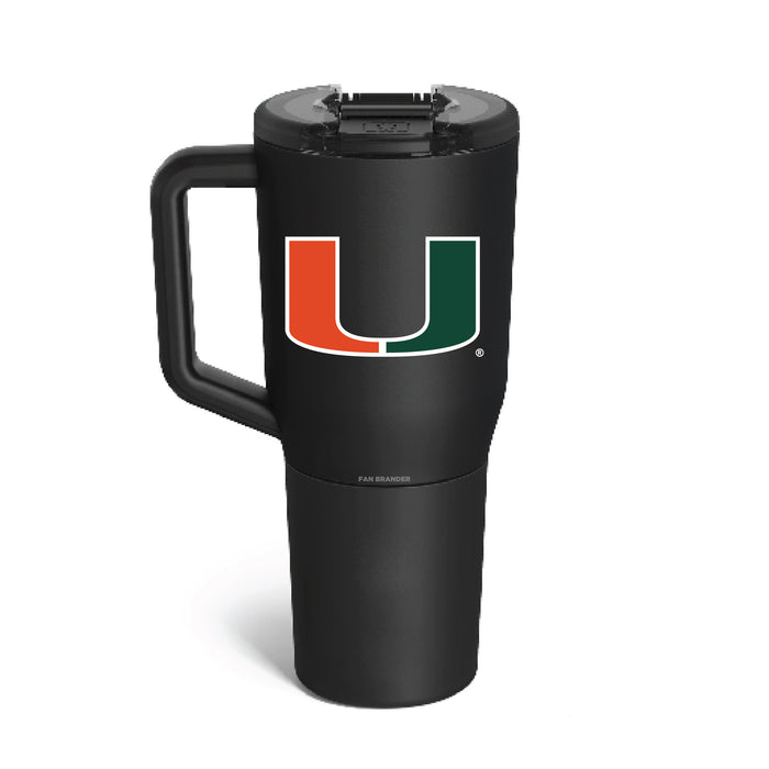 BruMate MUV 35oz Tumbler with Miami Hurricanes Logos