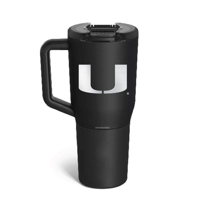 BruMate MUV 35oz Tumbler with Miami Hurricanes Logos