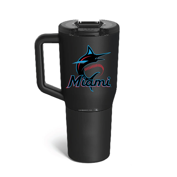 BruMate MUV 35oz Tumbler with Miami Marlins Logos