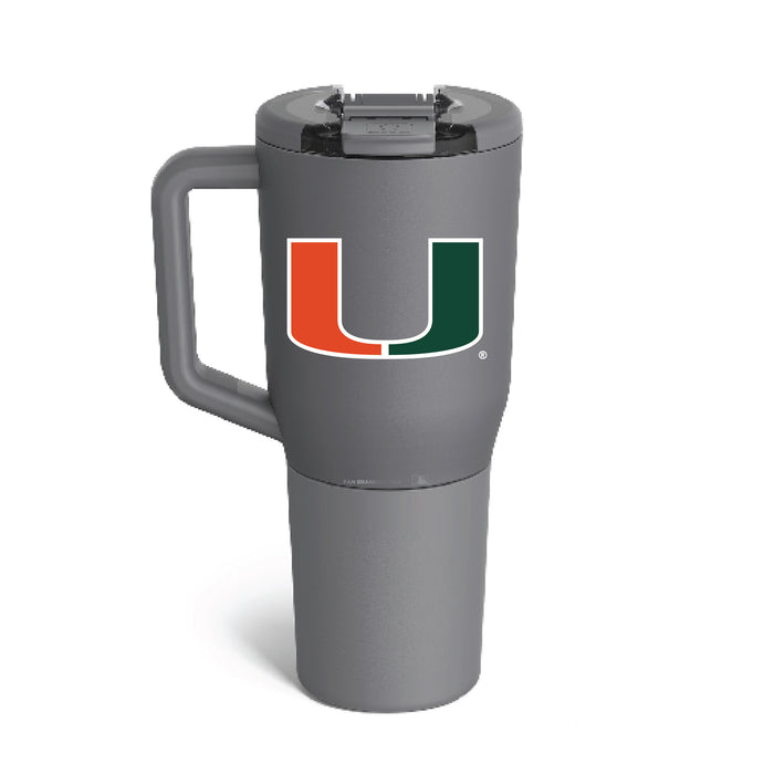 BruMate MUV 35oz Tumbler with Miami Hurricanes Logos