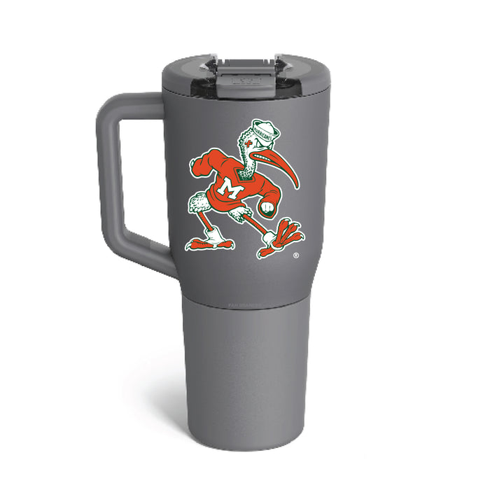 BruMate MUV 35oz Tumbler with Miami Hurricanes Logos