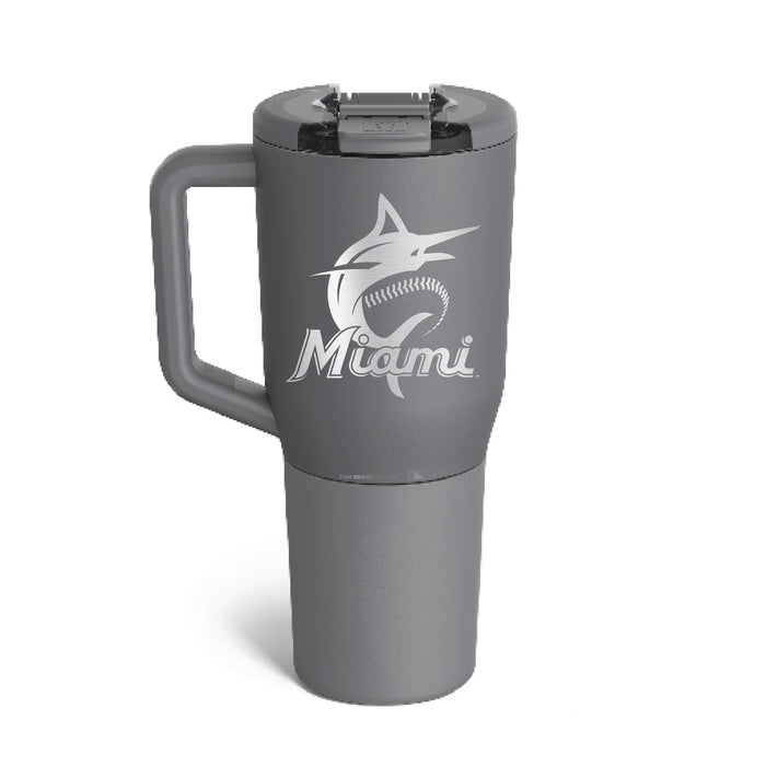 BruMate MUV 35oz Tumbler with Miami Marlins Logos