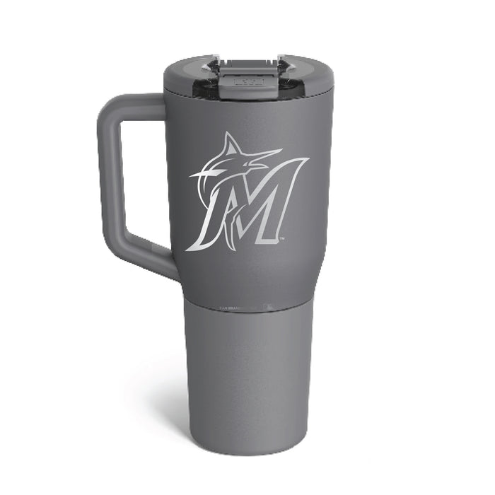 BruMate MUV 35oz Tumbler with Miami Marlins Logos