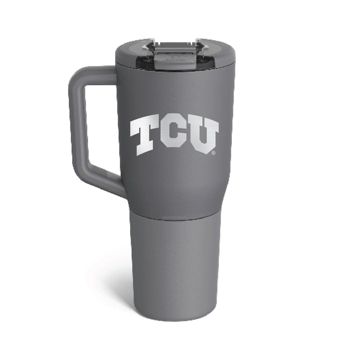 BruMate MUV 35oz Tumbler with Texas Christian University Horned Frogs Logos