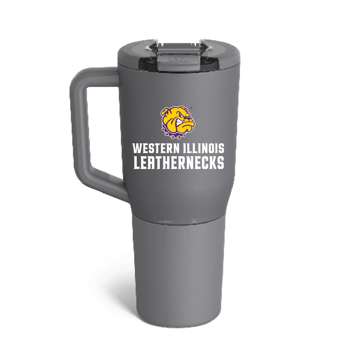 BruMate MUV 35oz Tumbler with Western Illinois University Leathernecks Logos