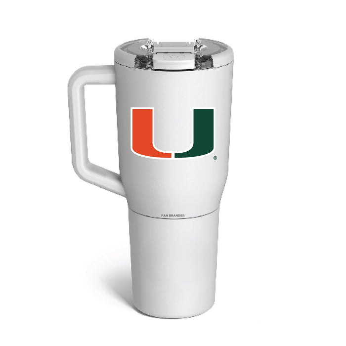 BruMate MUV 35oz Tumbler with Miami Hurricanes Logos