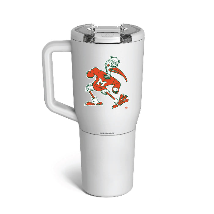 BruMate MUV 35oz Tumbler with Miami Hurricanes Logos