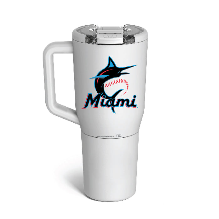 BruMate MUV 35oz Tumbler with Miami Marlins Logos