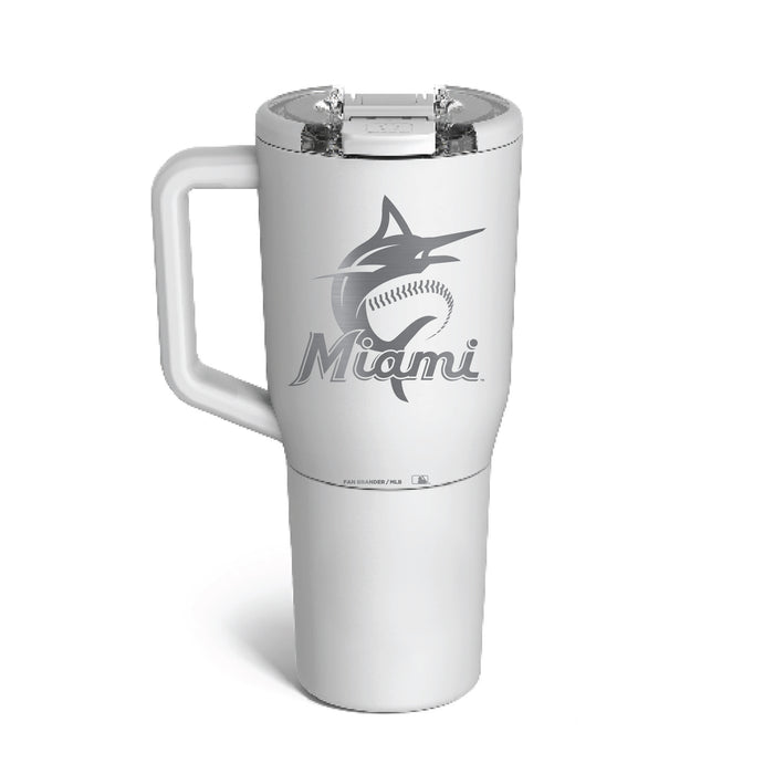 BruMate MUV 35oz Tumbler with Miami Marlins Logos