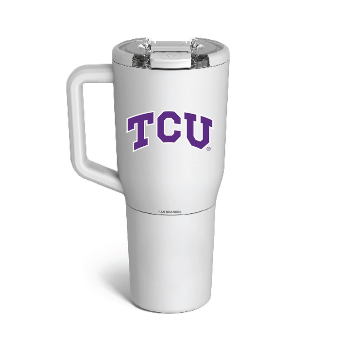 BruMate MUV 35oz Tumbler with Texas Christian University Horned Frogs Logos