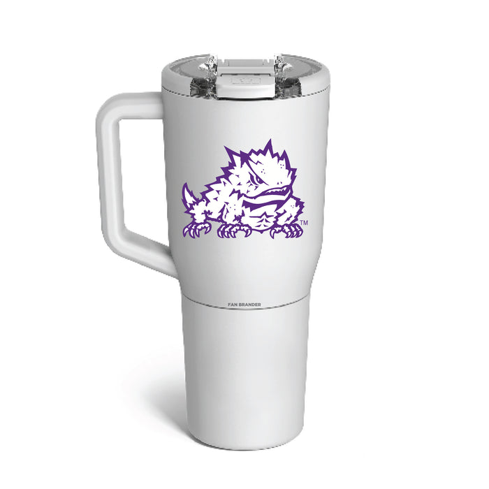 BruMate MUV 35oz Tumbler with Texas Christian University Horned Frogs Logos