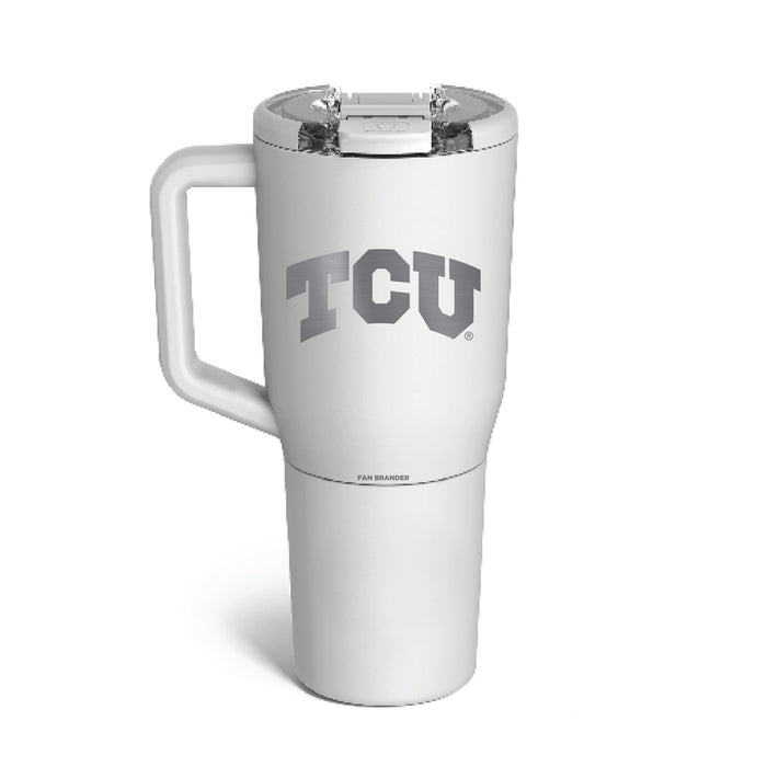 BruMate MUV 35oz Tumbler with Texas Christian University Horned Frogs Logos