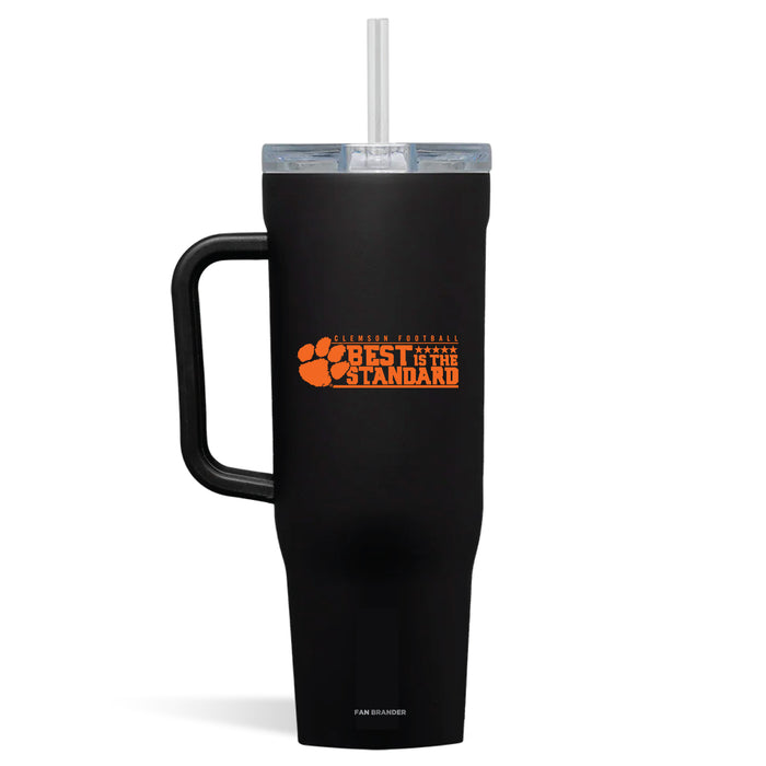 Corkcicle Cruiser 40oz Tumbler with Clemson Tigers Best Standard