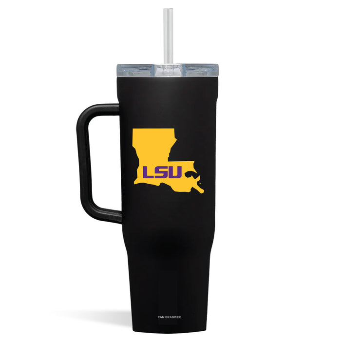 Corkcicle Cruiser 40oz Tumbler with LSU Tigers State Design