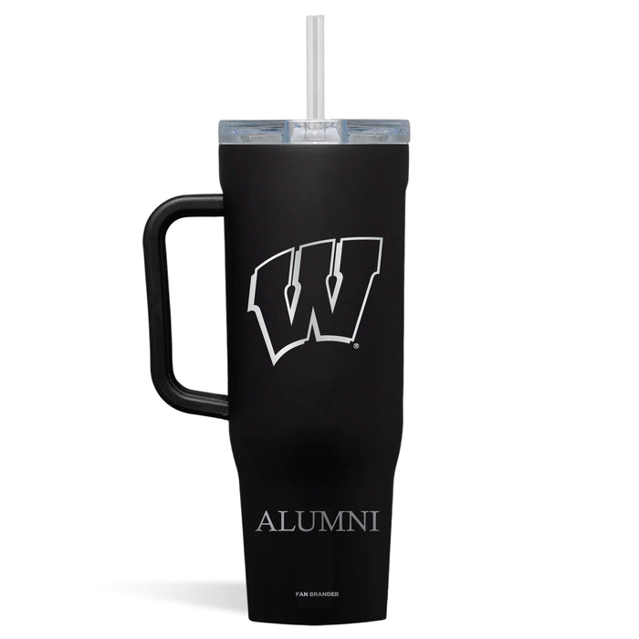 Corkcicle Cruiser 40oz Tumbler with Wisconsin Badgers Alumni Primary Logo