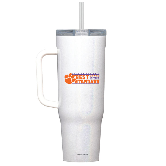 Corkcicle Cruiser 40oz Tumbler with Clemson Tigers Best Standard