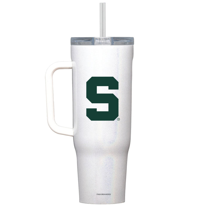 Corkcicle Cruiser 40oz Tumbler with Michigan State Spartans Block S