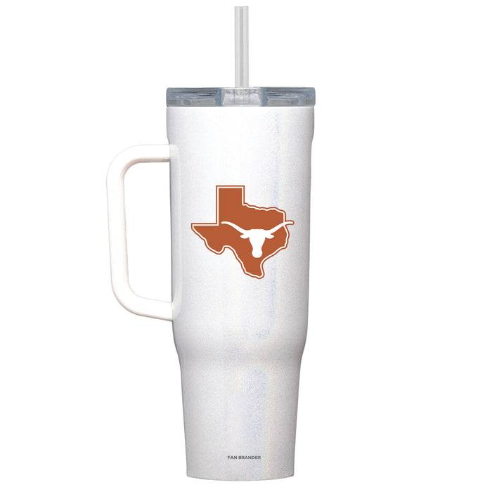 Corkcicle Cruiser 40oz Tumbler with Texas Longhorns  State Design