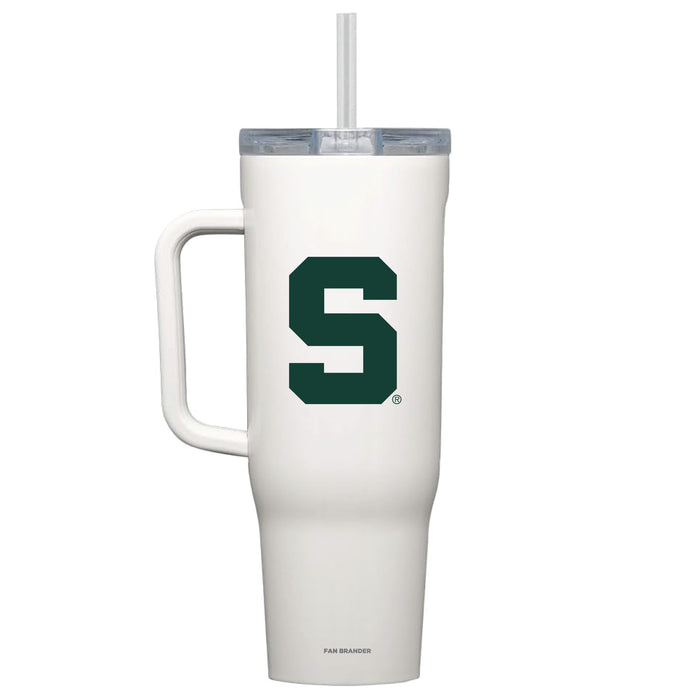 Corkcicle Cruiser 40oz Tumbler with Michigan State Spartans Block S