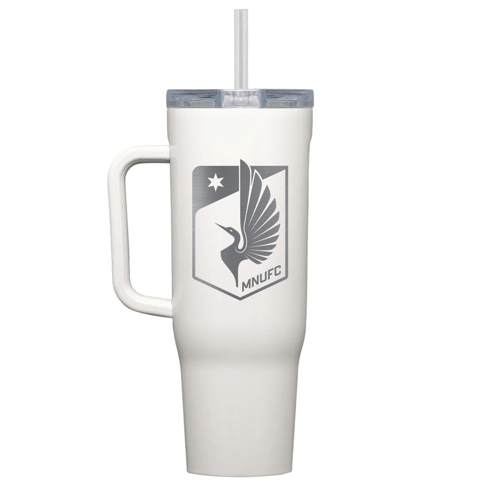 Corkcicle Cruiser 40oz Tumbler with Minnesota United FC Etched Primary Logo