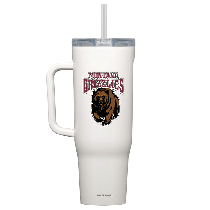 Corkcicle Cruiser 40oz Tumbler with Montana Grizzlies Primary Logo