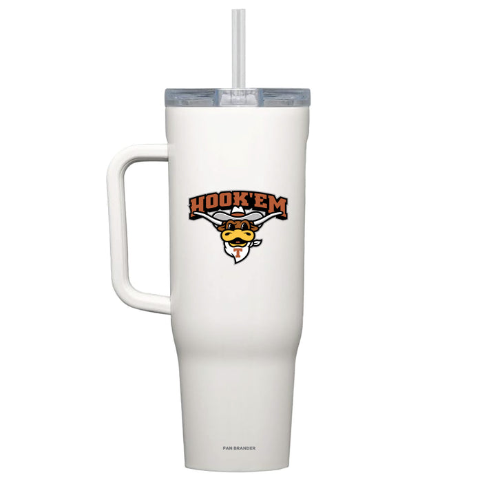 Corkcicle Cruiser 40oz Tumbler with Texas Longhorns  Hook EM