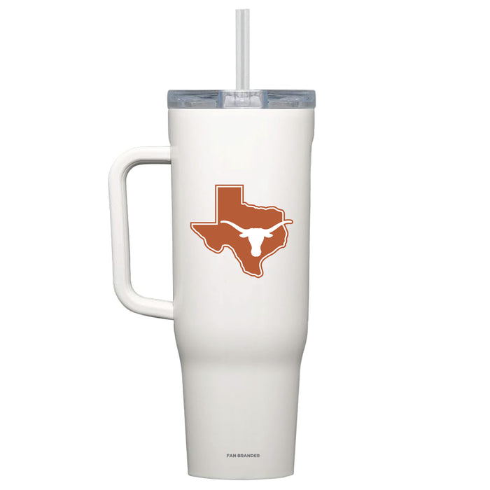 Corkcicle Cruiser 40oz Tumbler with Texas Longhorns  State Design