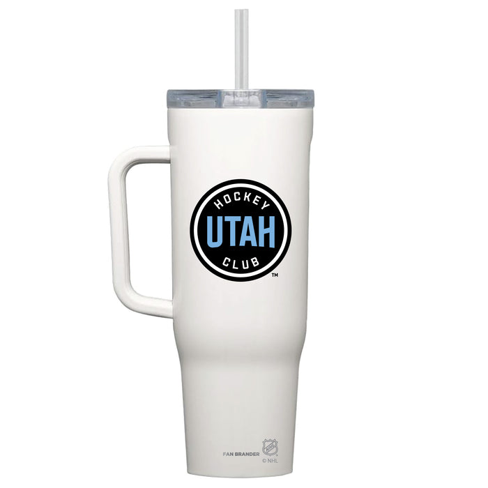 Corkcicle Cruiser 40oz Tumbler with Utah Hockey Club Primary Mark