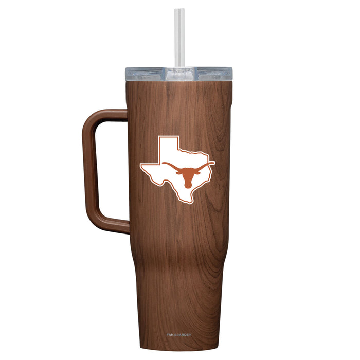 Corkcicle Cruiser 40oz Tumbler with Texas Longhorns  State Design