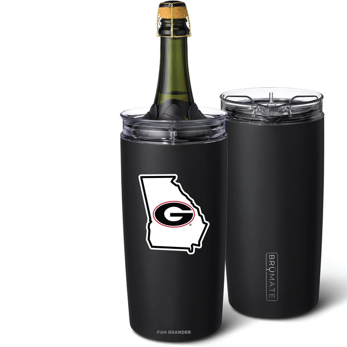 BruMate Togosa: Bottle Chiller + Leakproof Pitcher with Georgia Bulldogs State Design