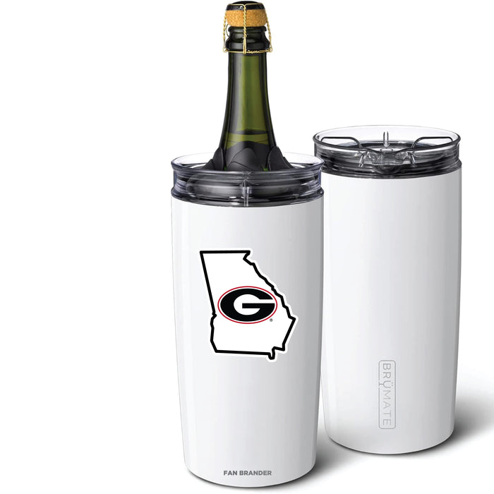 BruMate Togosa: Bottle Chiller + Leakproof Pitcher with Georgia Bulldogs State Design