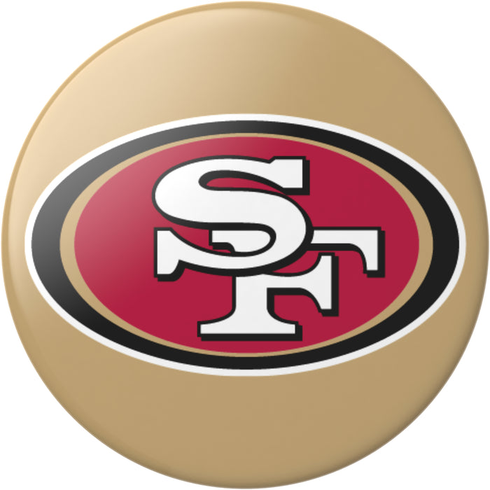San Francisco 49er's PopSocket with Helmet Logo