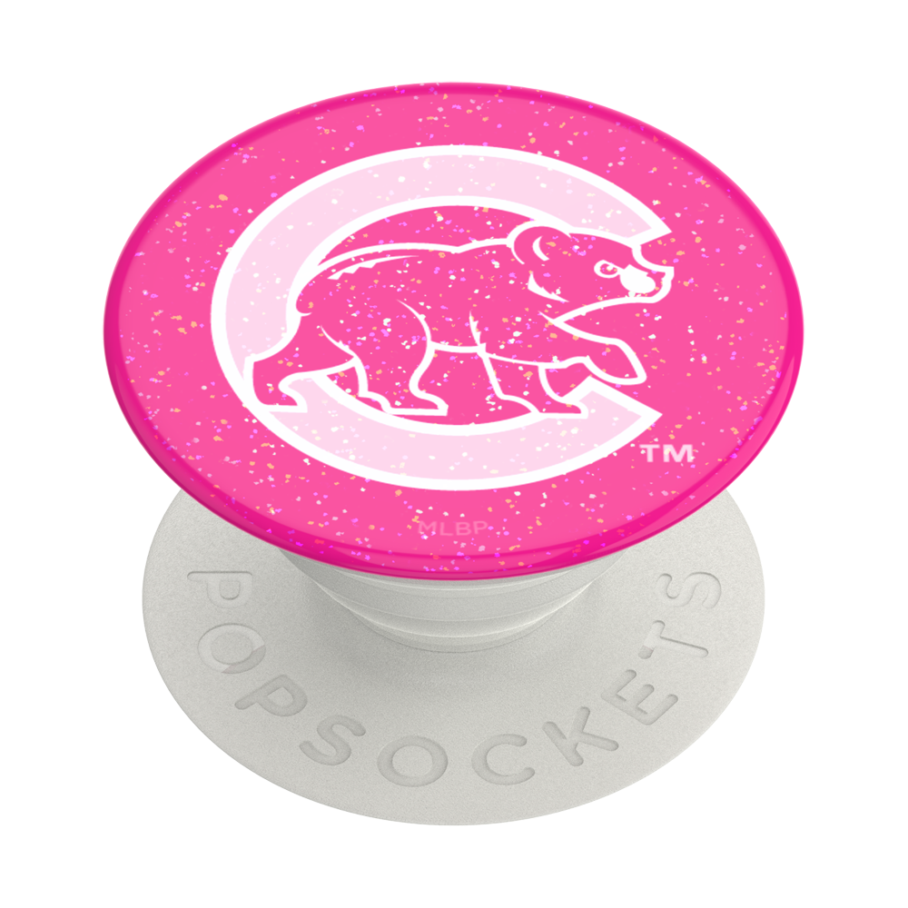 PopSockets Chicago Cubs Black Primary Logo PopGrip