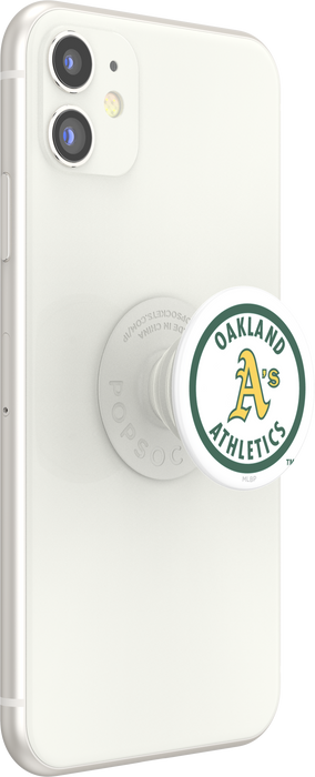Oakland Athletics PopSocket with Cooperstown Classic design