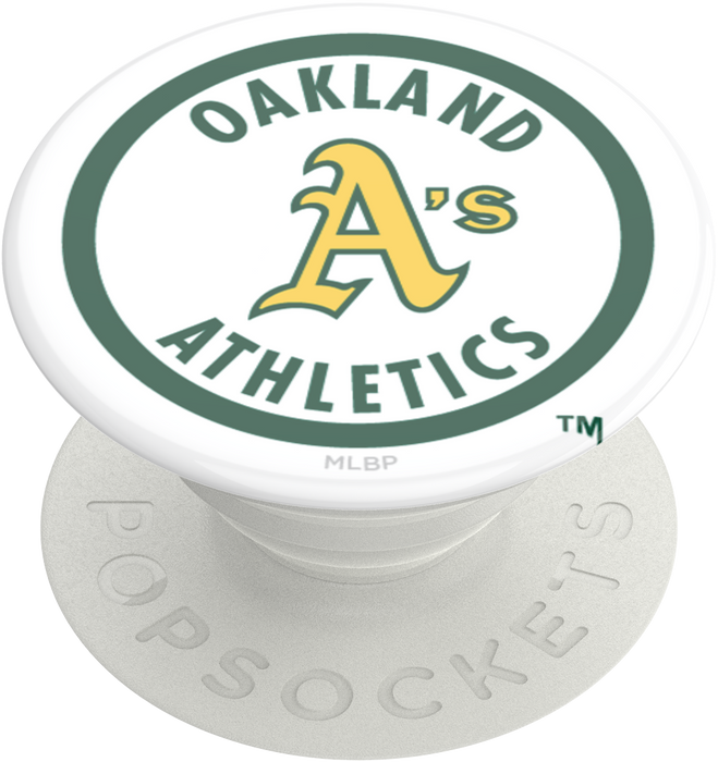 Oakland Athletics PopSocket with Cooperstown Classic design